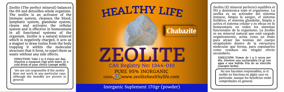 Label zeolite chabazite